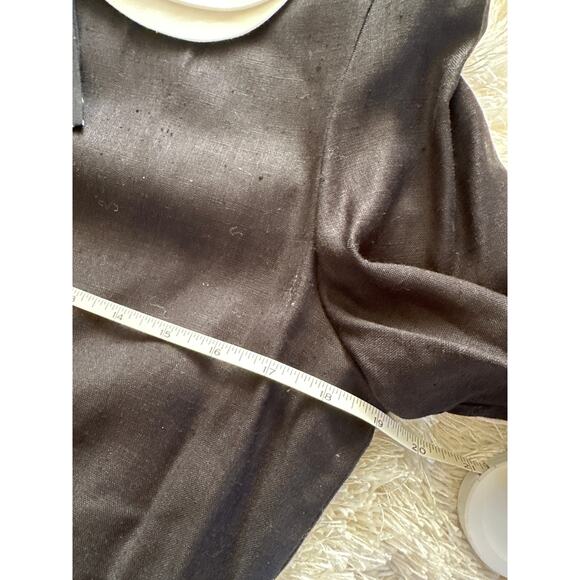 Vintage NWT Daniel Barrett for Neiman Marcus Black Peter Pan Collar Dress Sz 14 - Picture 8 of 12